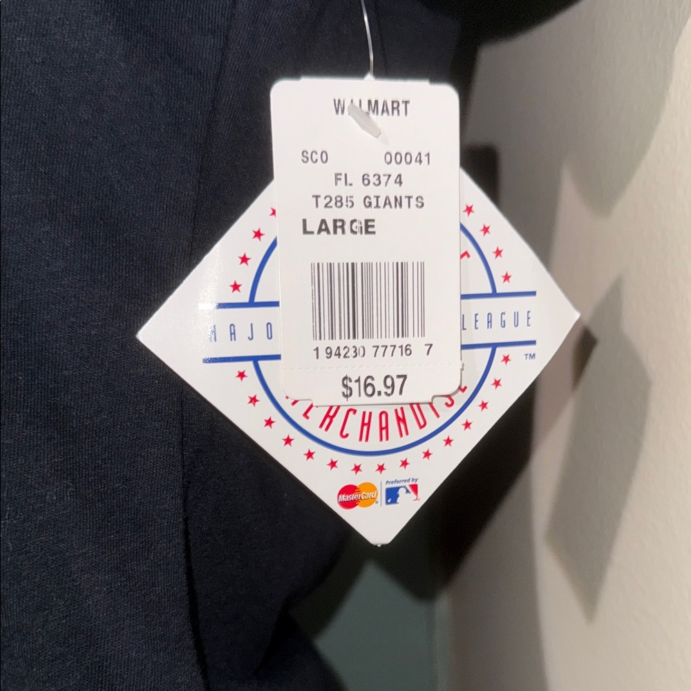 Genuine Merchandise Black Tee with Patriotic Logo - Picture 2 of 3